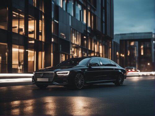 modernes Business Auto in einer modernen Stadt BILLUP